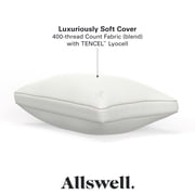 Allswell Down Alternative Bed Pillows, Standard/Queen - Firm, All Positions