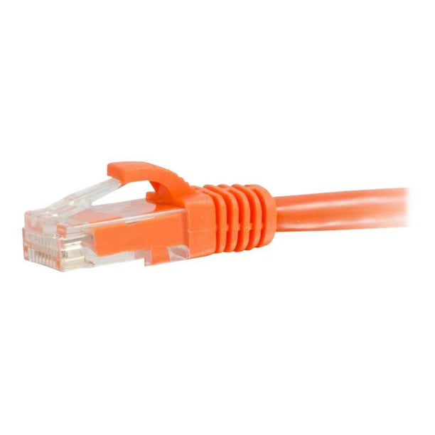 C2G 150ft Cat6 Ethernet 150 ft CAT 6 Câble - Sans Blindage (UTP) - Orange - Câble de Raccordement - RJ-45 (M) à RJ-45 (M) - - - Moulé, Sans Accrochage, Toronné - Orange
