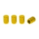 thumbnail image 1 of Tapones para Vástago de Válvula de Neumático 7x17mm para Coche, Camión, Motocicleta, Bicicleta, Cubiertas de Válvula de Neumático de Aleación de Aluminio Tono Dorado Elegante, 1 of 1
