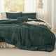 thumbnail image 2 of Juego de edredón Bedsure esmeralda verde Queen con 4 piezas, 2 of 9