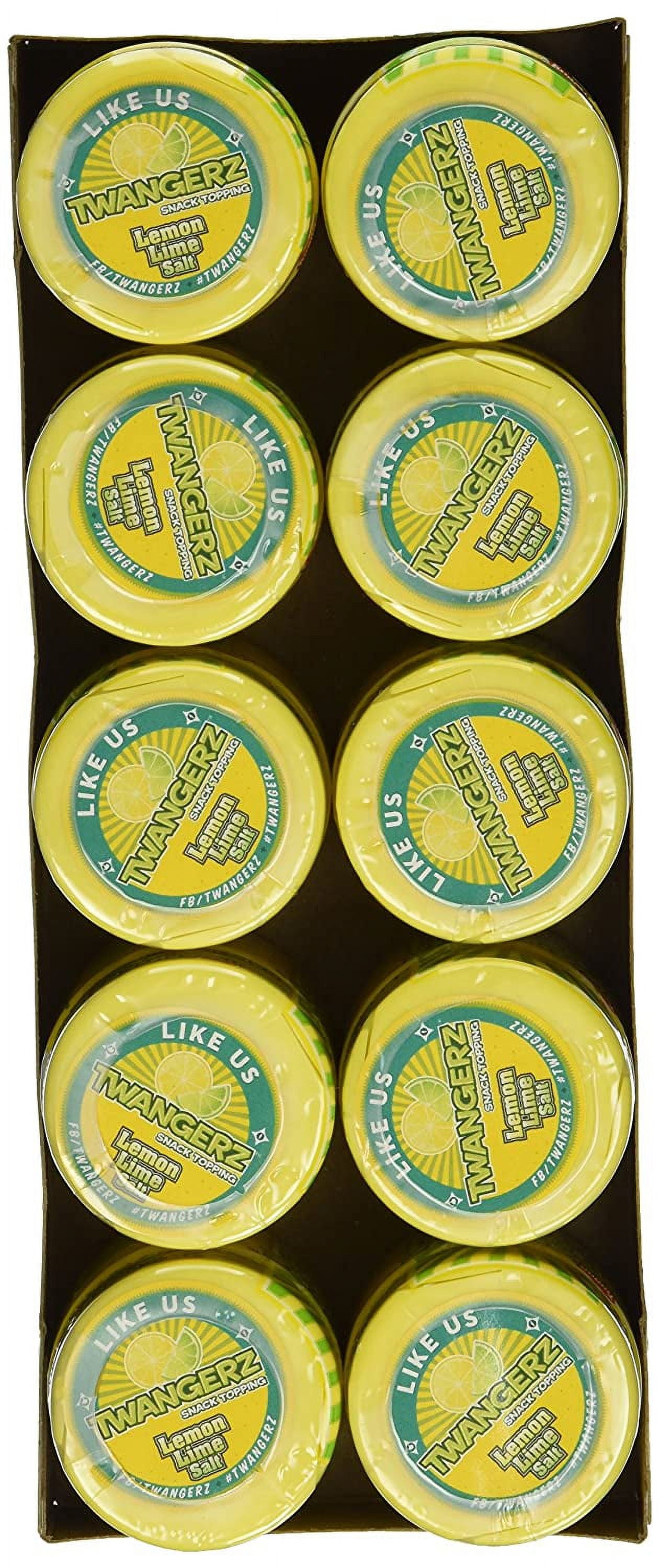 Twang 10 Pack Lemon-Lime 1.15oz Salt Shakers