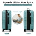 thumbnail image 5 of Luggage Sets 5 Piece with Duffel Bags, Hardside Expandable Suitcases with Spinner Wheels, 5 of 6