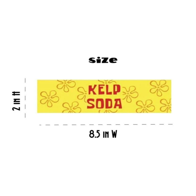 Pre Cut Kelp Soda Bottle labels, Squarepants under the sea drink bottle labels - Walmart.com pre-cut-kelp-soda-bottle-labels-squarepants-under-the-sea-drink-bottle-labels-walmart-com