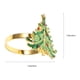 thumbnail image 3 of 6 servilleteros con diseño de árbol de Navidad, anillos para servilletas, hebillas para servilletas, decoración del hogar, 3 of 7