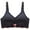 Black, variant on Women's Maternity Adjustable Breathable Breastfeeding Top Bra, Nylon, No Steel Ring, Suitable for All Seasons and Nursing