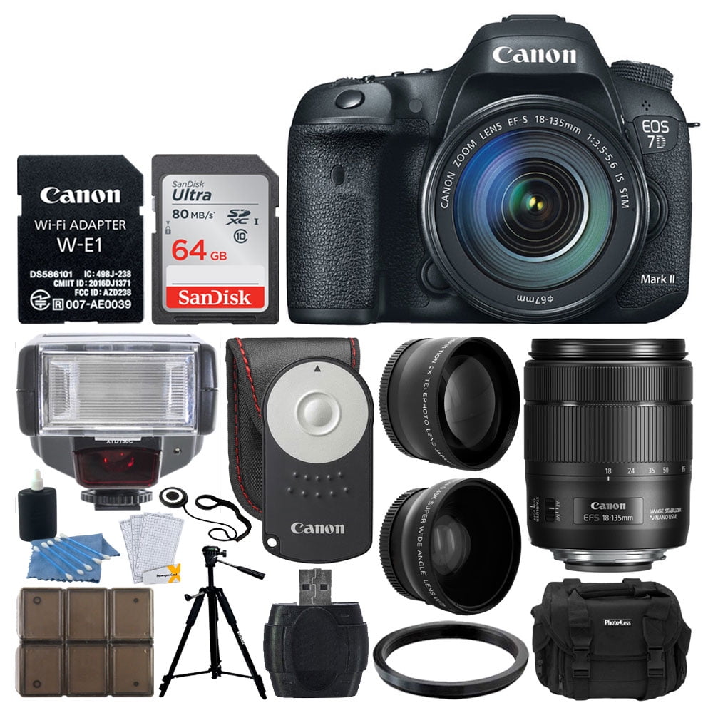 Canon EOS 7D Mark II DSLR Camera with 18-135mm f/3.5-5.6 ...