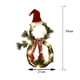 thumbnail image 2 of White Decoración de corona navideña iluminada, corona con sombrero y forma de muñeco de nieve para decoración de pared de jardín en casa, 2 of 5