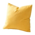 thumbnail image 2 of Yellow Striped Solid Throw Pillow with Insert, Stuffed Decorative Cushion for Sofa Couch, Bedroom Home Decor with Synthetic Fiber Fill, 2 of 7
