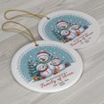 thumbnail image 3 of Our First Christmas As A Family Three Ornament Xmas 2025, Snowman Family Keepsake Christmas Ornament Tree, 3 of 5