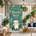 thumbnail image 4 of Baby Shower Backdrop Banner Cute Bear Floral Decorations Photo Booth Sign for Party Event Celebration Baby Announcement Welcome Background, 4 of 4