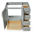 thumbnail image 6 of Ariel Taylor 36 In. Left Offset Single Sink Base Cabinet In Grey, 6 of 9