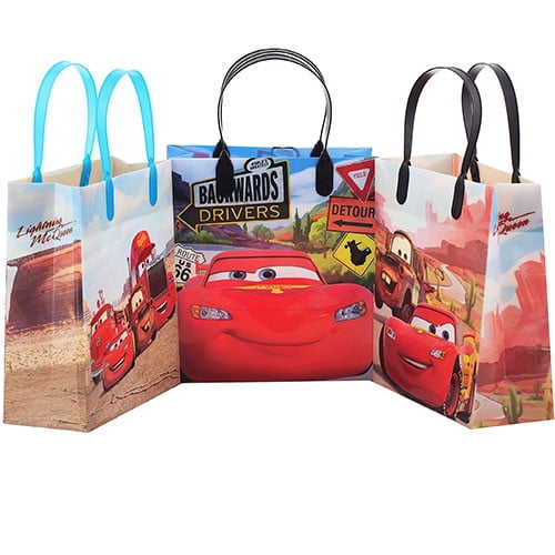 Wholesale 12 Disney Pixar Cars McQueen Birthday Party Favor Goody Gift Bag : 