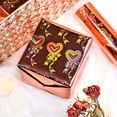thumbnail image 4 of 17 In X 32.8 Ft (46.5 sq.ft.) Metallic Rose Gold Wrapping Paper Roll, Holographic Heart and Bow Design Gift Wrap for Valentines Day, Wedding, Birthday, Mother's Day, Christmas, 4 of 11