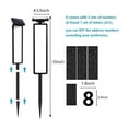 thumbnail image 2 of RKZDSR Solar House Number Sign, LED Illuminated Outdoor Address Plaque with Smart Control, 3-Color in 1 Waterproof Solar Powered House Number Light with Stakes for Outside Home, Yard, Street, House, 2 of 9