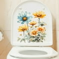 thumbnail image 3 of Lilixerw Toilet Lid Stickers,Removable Waterproof Vinyl Toilet Seat Cover Decal,for Bathroom Washroom Home Office, 3 of 6