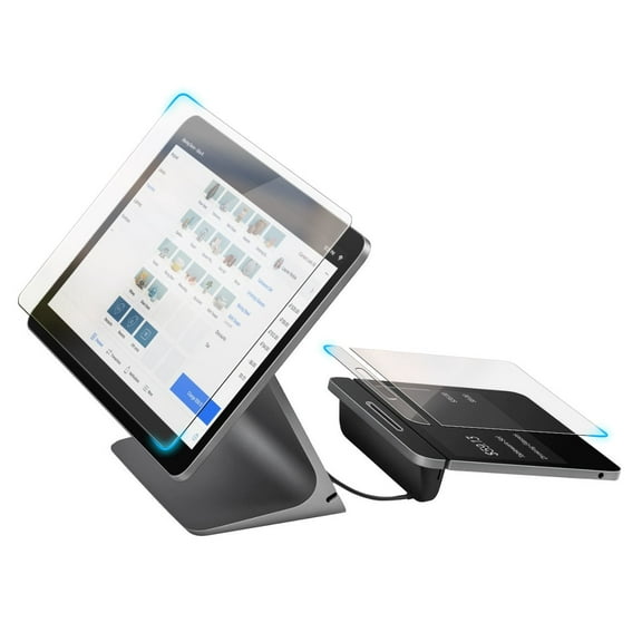 MagGlass Screen Protector Designed for Square Register (3 Piece) UHD Protective Tempered Glass Guard