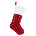 thumbnail image 1 of OULII 1 Pce Bas à Paillettes Rouge Polyester Emballage pour Nouvel An, 1 of 8