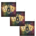 thumbnail image 7 of 5 PCS Winged Audio Speaker Baby Muslin Washcloths, Bright Colorful Soft Absorbent Face Towel Burp Cloths Cotton Bath Wipes Infant Wash Cloth for Newborn Boys Girls, 7 of 7