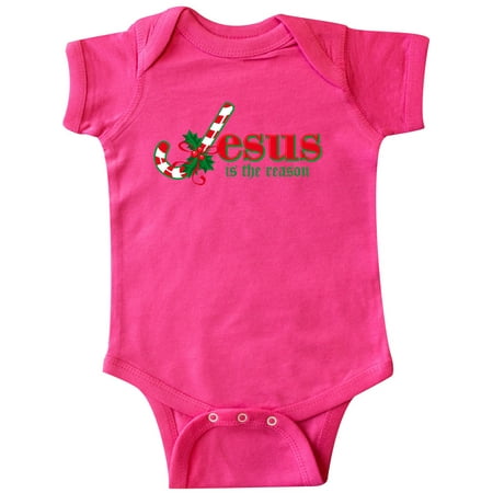 

Inktastic Candy Cane Jesus Gift Baby Boy or Baby Girl Bodysuit