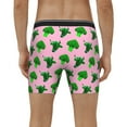 thumbnail image 2 of Men's Boxer Briefs, funny green Broccoli Cow fashion Soft and Breathable Mens Underwear Boxer Briefs With Widen Waist, 2 of 5