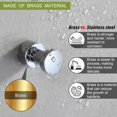 thumbnail image 5 of Waterproof Suction Cup Hooks for Bathroom, Rustproof Hooks with Minimalist Design, Ideal for Daily Use in Various Spaces (5PCS), 5 of 5