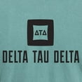 thumbnail image 3 of CafePress - Delta Tau Delta Black Stacked Signature T Shirt - Mens Comfort Colors Shirt, 3 of 5