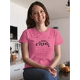 thumbnail image 2 of Super Mom Dots Confetti Shaped T-Shirt Women -Image by Shutterstock, Female x-Large, 2 of 4