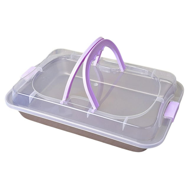 simhoa Baking Pan with Lid Convenient Use Bakeware for Roasting Home Use Restaurant