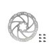 thumbnail image 1 of 160mm disc brake rotor 6 bolt with bolts for mountain road e-bike TR160-24, 1 of 2