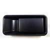 PT Auto Warehouse CH-3831S-FR - Outer Exterior Outside Door Handle, Smooth Black - Half Door Type, Passenger Side Front Fits select: 1999-2006 JEEP WRANGLER / TJ