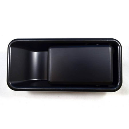 PT Auto Warehouse CH-3831S-FR - Outer Exterior Outside Door Handle, Smooth Black - Half Door Type, Passenger Side Front Fits select: 1999-2006 JEEP WRANGLER / TJ