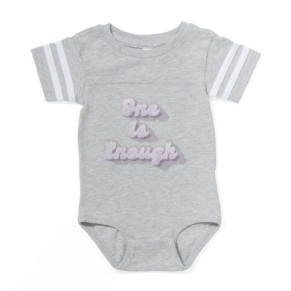 CafePress - One Is Enough - Cute Infant Baby Football Bodysuit