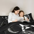 thumbnail image 4 of jejeloiu Cute Cat 7-Piece Bedding Comforter Set,Pet Animal King Bedding Sets,Gray Black Bed Sheets For Girls Boys,Luxury Bedroom Decor Reversible, 4 of 8