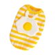 thumbnail image 1 of Spring Summer Pet Clothes Striped Egg Vest Dog Clothes Pet Supplies Accessories For Dog Pet Size M Yellow, 1 of 2