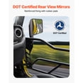 thumbnail image 3 of VEVOR Jeep Tube Doors, 4-Door, Adventure Style Jeep Tubular Door with DOT Certified Rear View Mirrors, Jeep Doors with Rear Mirrors for 2018-2024 Jeep Wrangler JL & 2020-2024 Jeep Gladiator JT, 3 of 9