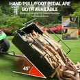 thumbnail image 6 of Dump Trailer Tow Behind Dump Cart, 750 lbs 15 Cu. Ft, Steel Construction Garden Utility Trailer with Removable Sides for ATV, UTV, Lawn Mowers and Tractors, Black, 6 of 10