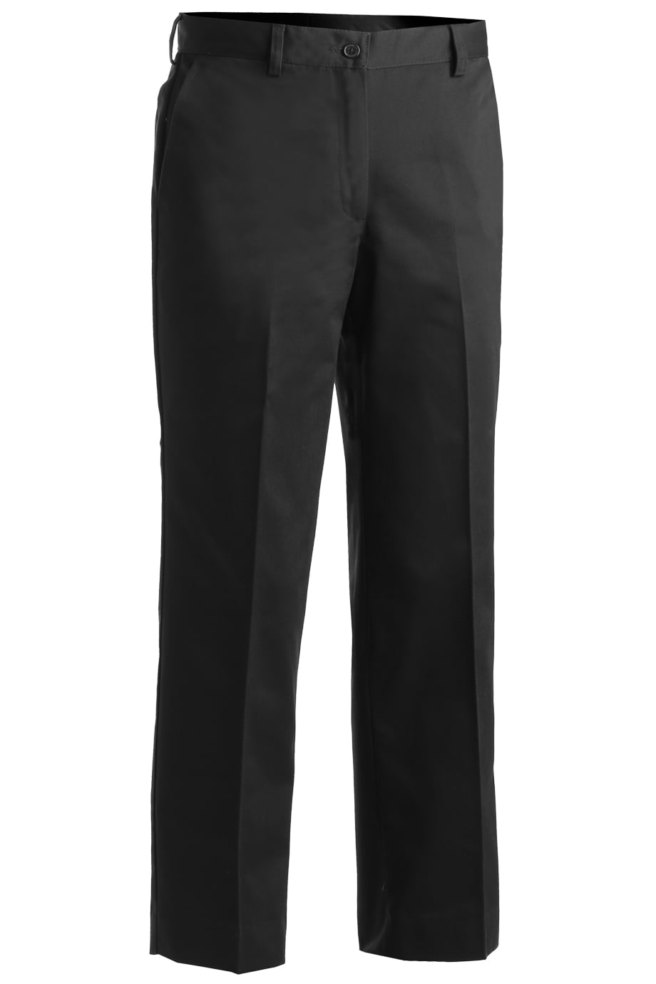 ladies black chino trousers