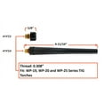 thumbnail image 5 of Consumables Kit for 9-20-25 Series TIG Torches with Standard Set-Up - Sizes: 1/16", 3/32" and 1/8" (Model: AK-4-STD), 5 of 6