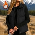 thumbnail image 2 of Abomasnow Women's Puffer Vest Lightweight Stand Collar Sleeveless Winter Warm Zip Up Padded Outerwear Jackets with Pockets S-XXL, 2 of 5