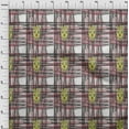 thumbnail image 3 of oneOone Cotton Flex Fabric Swirl & Check Ikat Printed Craft Fabric BTY 40 Inch Wide, 3 of 4