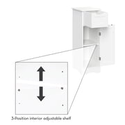 RiverRidge Ashland 1-Door Slim Bathroom Storage Cabinet with Drawer and Shelves - White