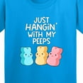 thumbnail image 4 of Inktastic Easter Hangin' with My Peeps Youth T-Shirt, 4 of 5