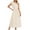Beige, variant on Kaemgyyd Cocktail Dresses for Women One-Shoulder Sleeveless Ruffle Dresses Tie Waist a Line Formal Evening Dress