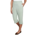 thumbnail image 3 of Alfred Dunner Womens Relaxed Crochet Hem Capri, 3 of 4