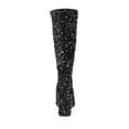 thumbnail image 3 of Madden NYC Women's Tall Glitter Block Heel Boots, 3 of 5