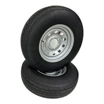 Trailer Tire on Rim ST235/80R16 TrailQuest Radial LRE 10 Ply 6 Lug ...