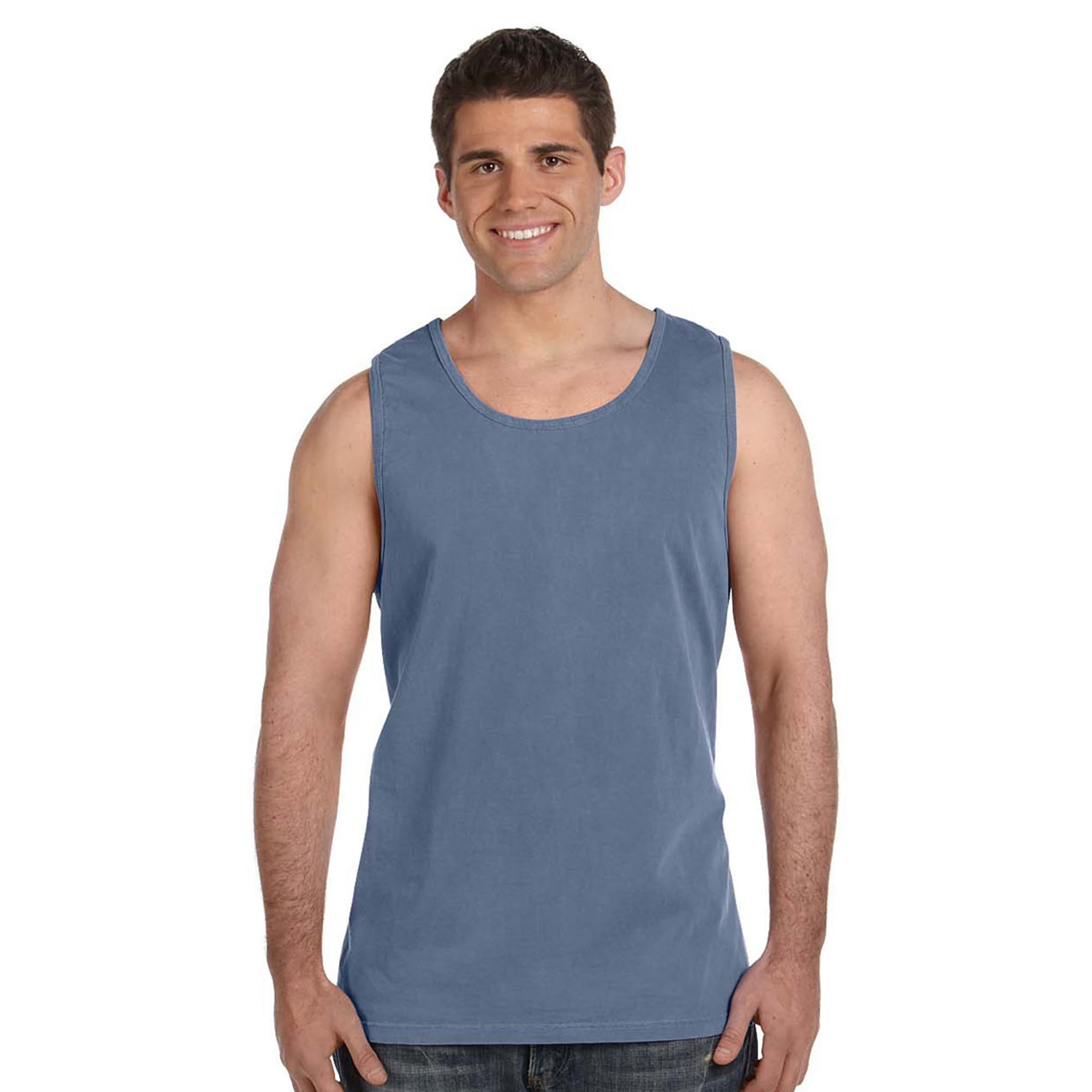 9360 Blue Jean Garment-Dyed Tank Top Comfort Colors 6.1 oz