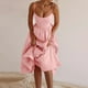 thumbnail image 4 of Vestido sin mangas y sin espalda de corte A para mujer - Vestido largo de verano de color liso, S-XXL, 4 of 6