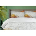 thumbnail image 4 of Ambesonne Grey Duvet Cover Sets, Street Sport Passion, 2-King, Charcoal Orange, 4 of 7