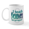 thumbnail image 2 of CafePress - I Teach Science Mugs - 11 oz Ceramic Mug - Novelty Coffee Tea Cup, 2 of 6